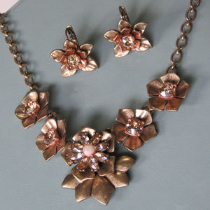 Chloe and Isabel Gardenia Necklace and Earrings